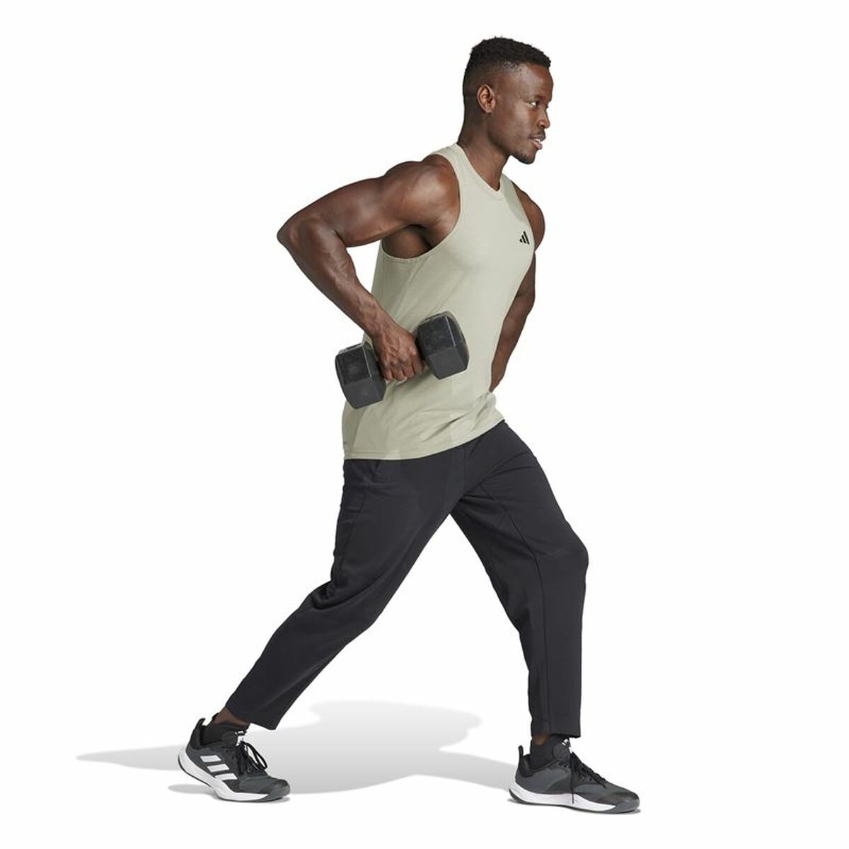 T-shirt à manches courtes homme Adidas Essentials Training Bleu clair (S)