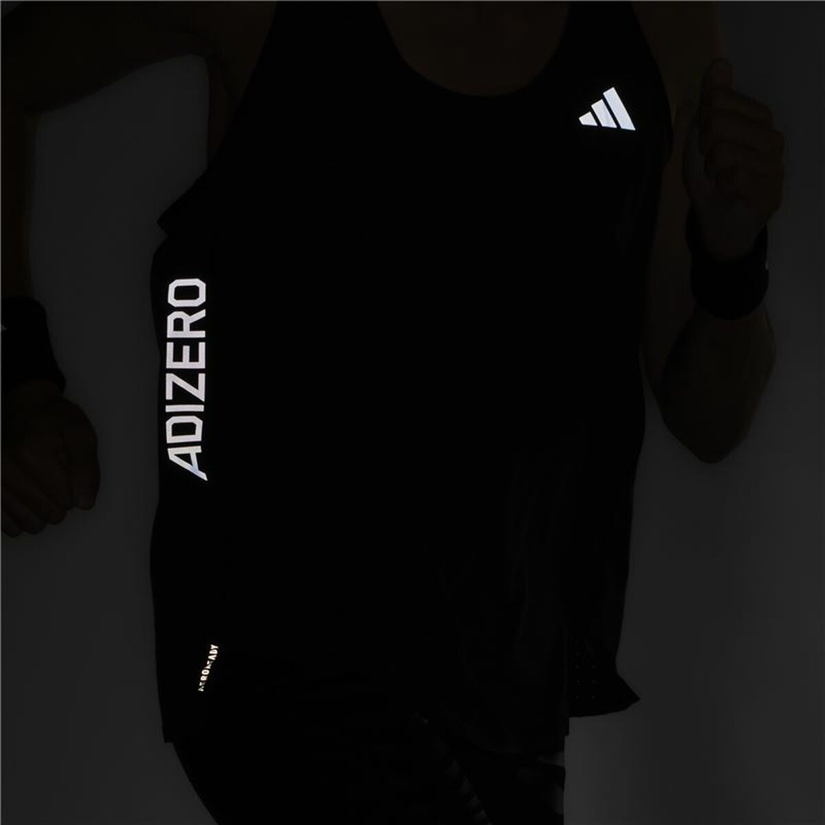 Maillot de Corps sans Manches pour Homme Adidas Adizero Snglt