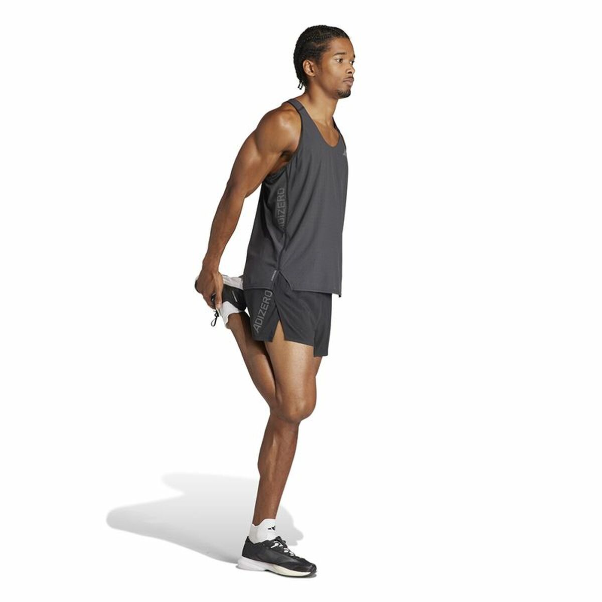 Short de Sport Adidas Adizero Split Noir