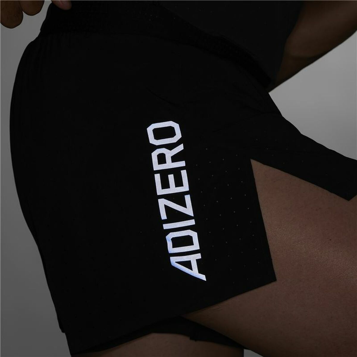 Short de Sport Adidas Adizero Split Noir