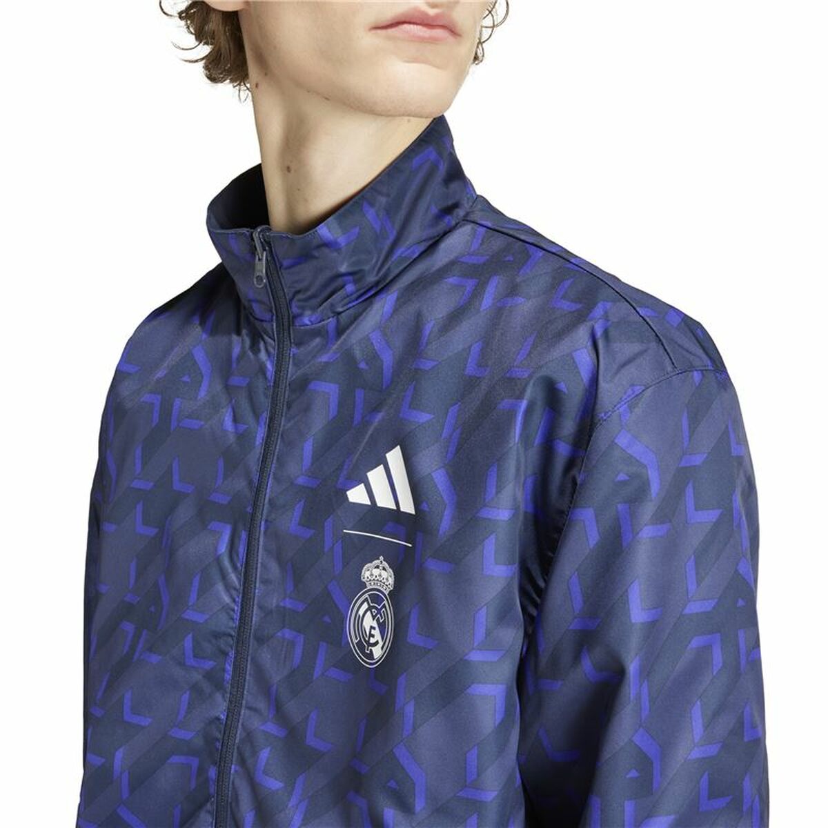 Veste de Sport pour Homme Adidas Real Madrid Bleu
