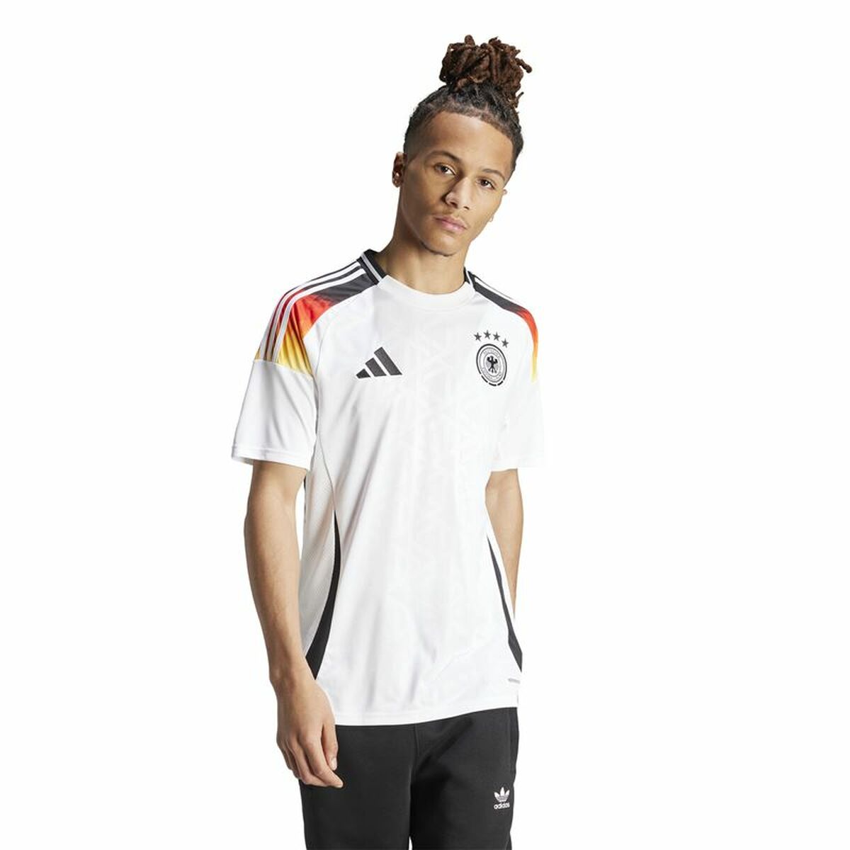 Maillot de Football à Manches Courtes pour Homme Adidas Alemania (XL)