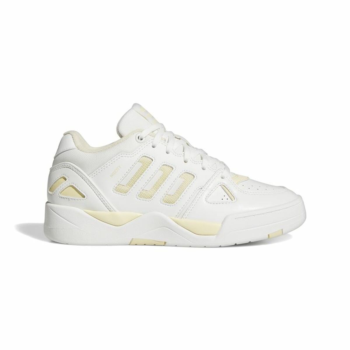 Chaussures de Basket-Ball pour Adultes Adidas Midcity Low Blanc