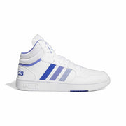 Chaussures casual homme Adidas Hoops 3.0 Mid Blanc