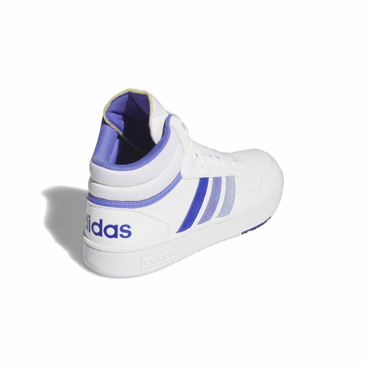 Chaussures casual homme Adidas Hoops 3.0 Mid Blanc