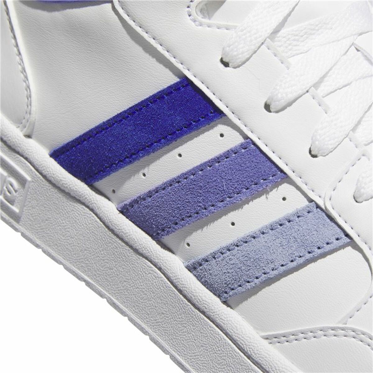 Chaussures casual homme Adidas Hoops 3.0 Mid Blanc