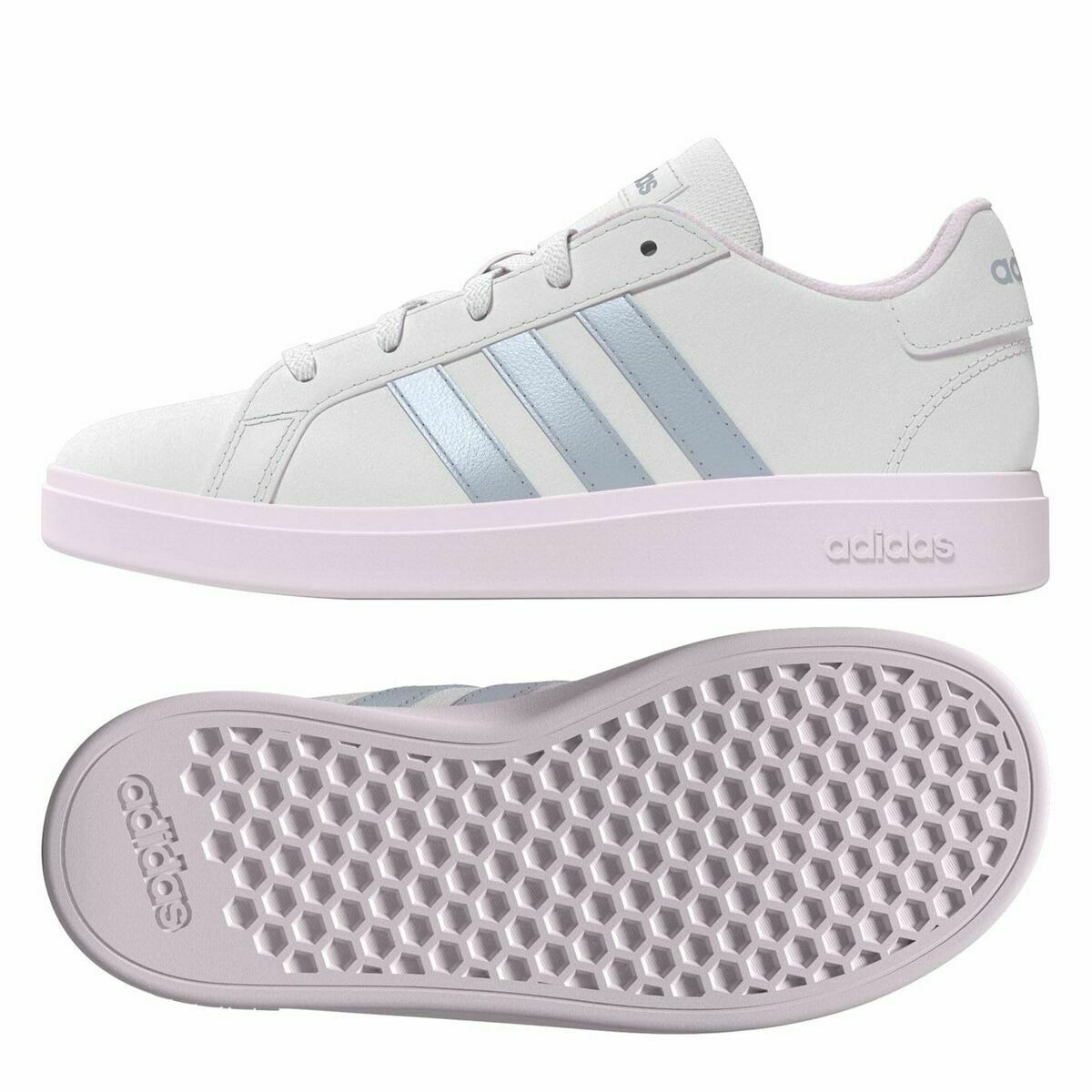 Chaussures de Sport pour Enfants Adidas Grand Court 2.0 Blanc