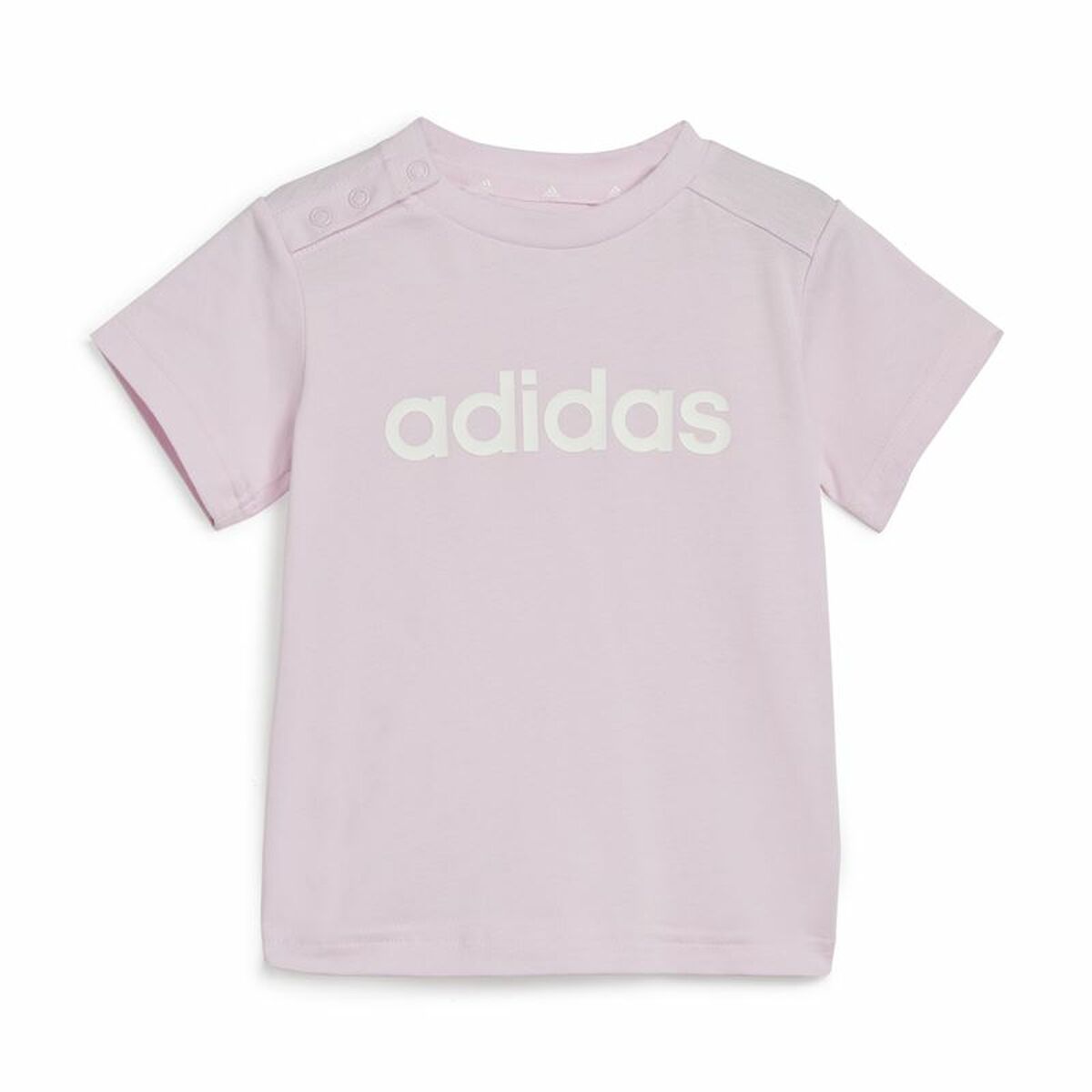 Ensemble de Sport pour Bébé Adidas I Lin Co Set Gris Rose