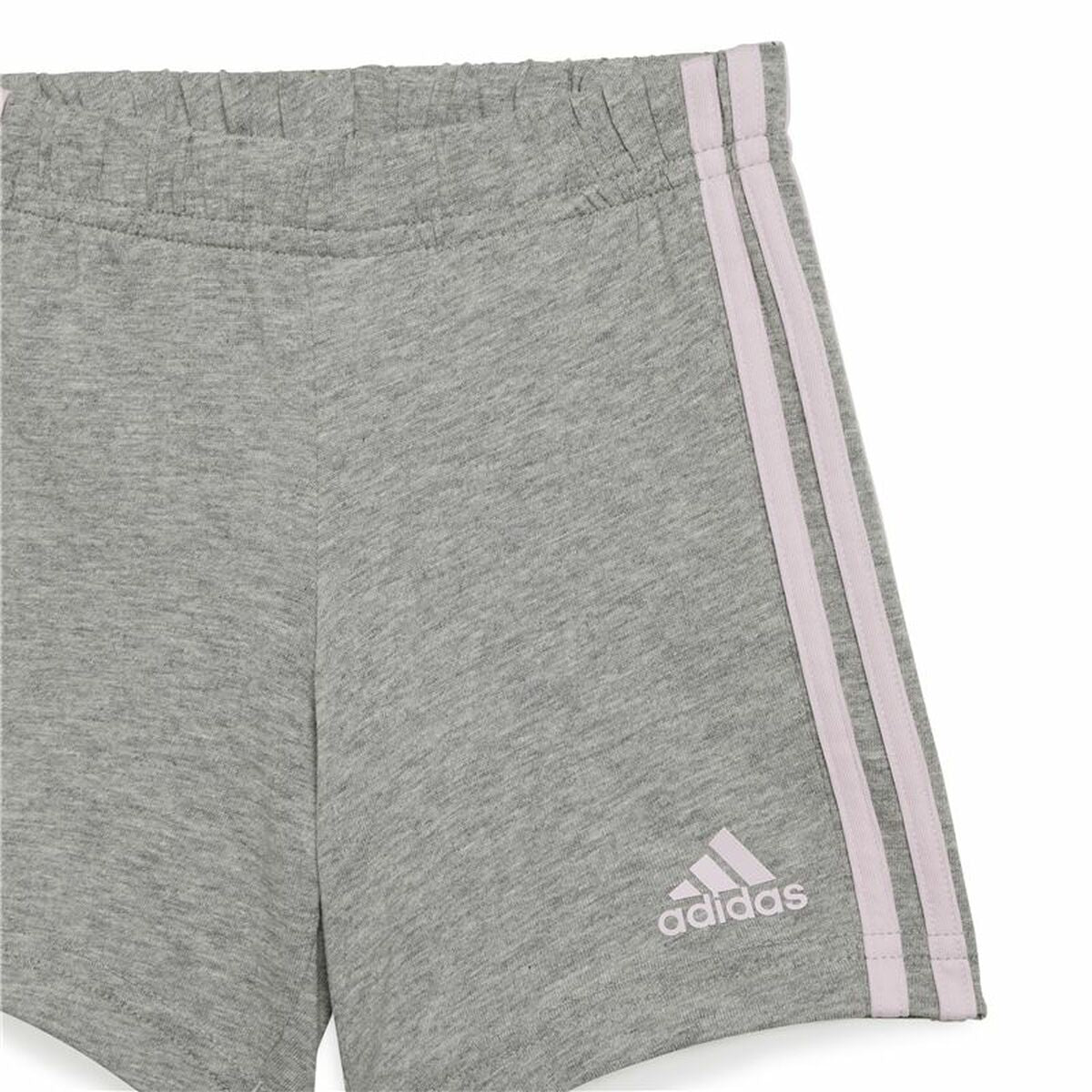 Ensemble de Sport pour Bébé Adidas I Lin Co Set Gris Rose