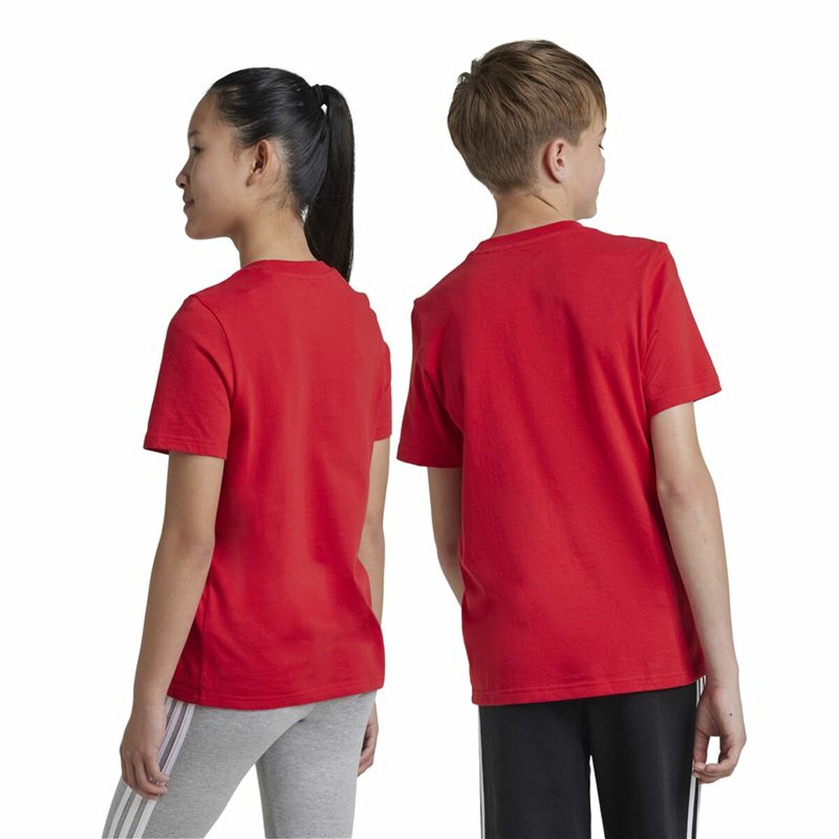 T-shirt à manches courtes unisex Adidas Tiro Nations Pack Graphic Rouge