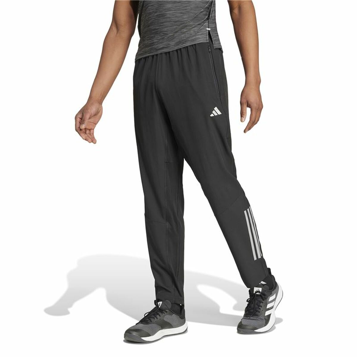 Pantalon de sport long Adidas Gym+ Training Noir Homme