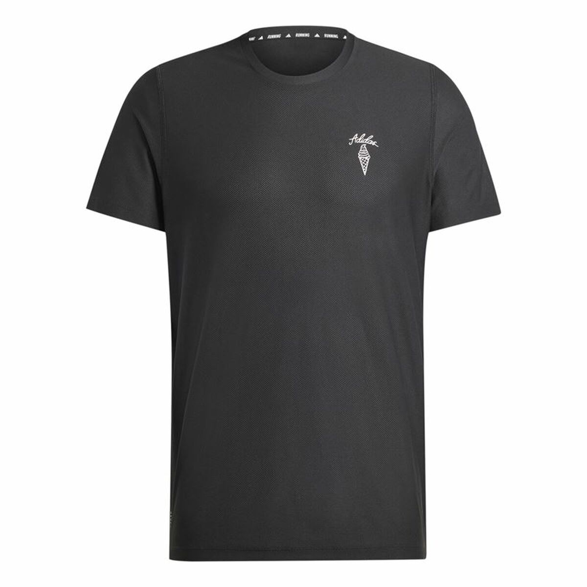 T-shirt à manches courtes homme Adidas Running Ice Cream Graphic Noir