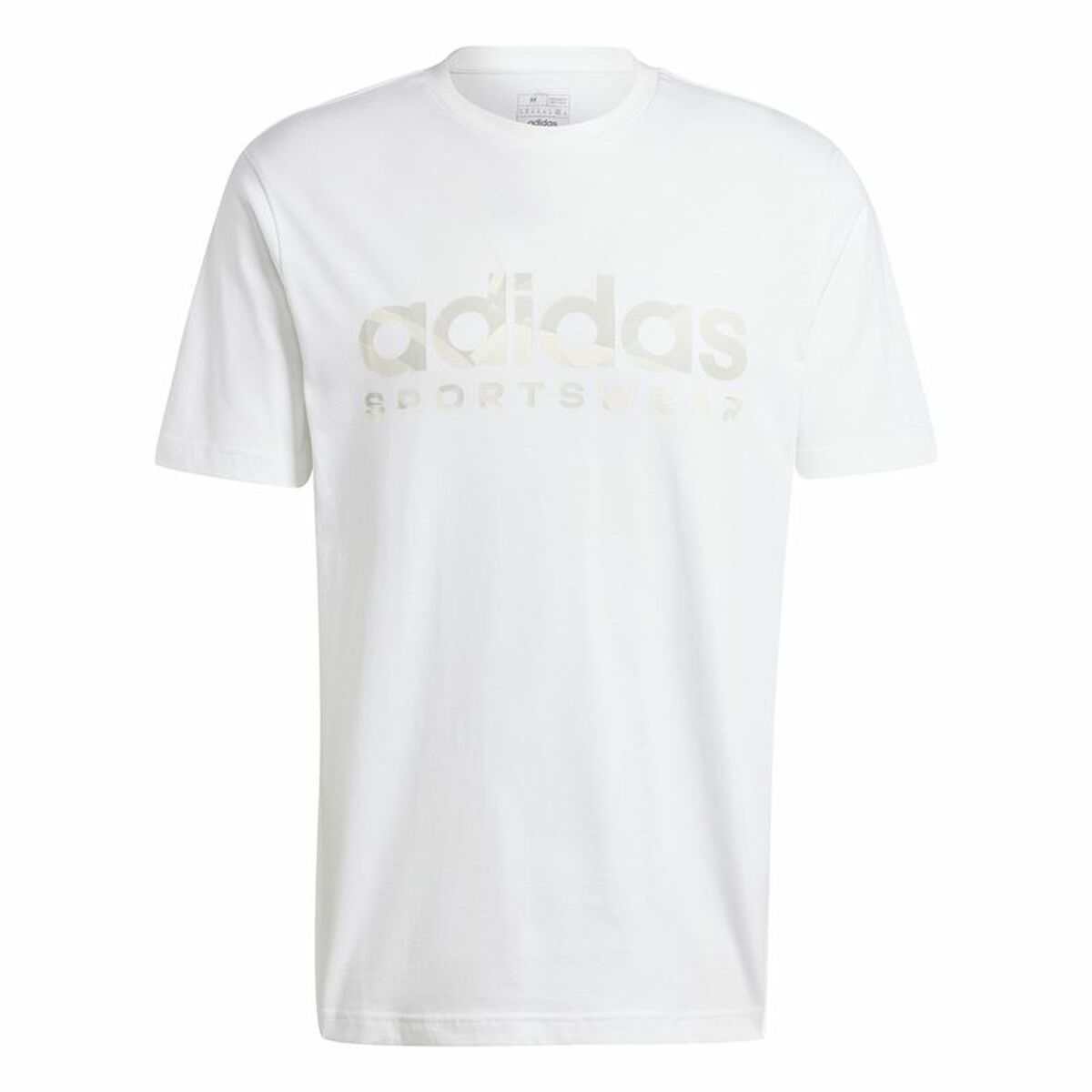T-shirt à manches courtes homme Adidas House Of Tiro Summer Linear Graphic Blanc