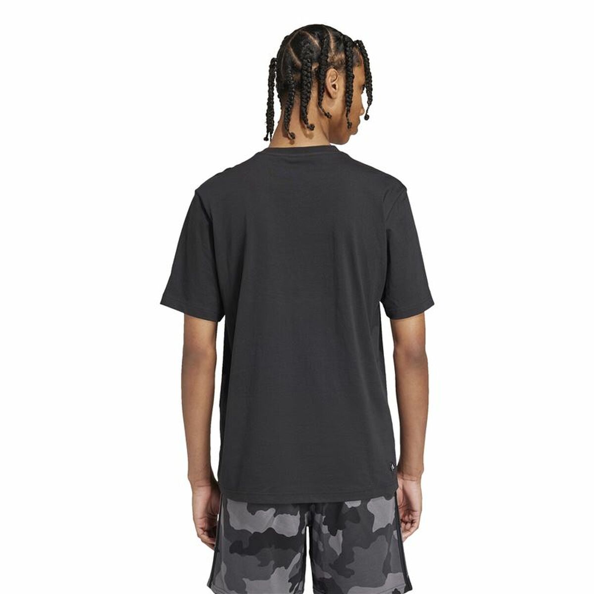T-shirt à manches courtes homme Adidas Remoji Pocket Graphic Noir