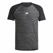 T-shirt à manches courtes homme Adidas Gym+ Training Noir Gris