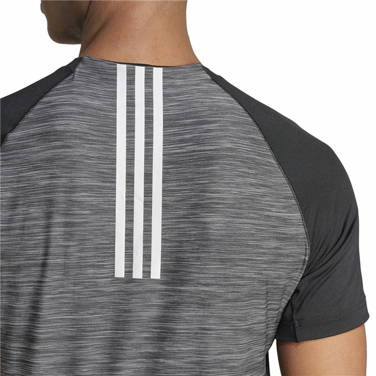 T-shirt à manches courtes homme Adidas Gym+ Training Noir Gris