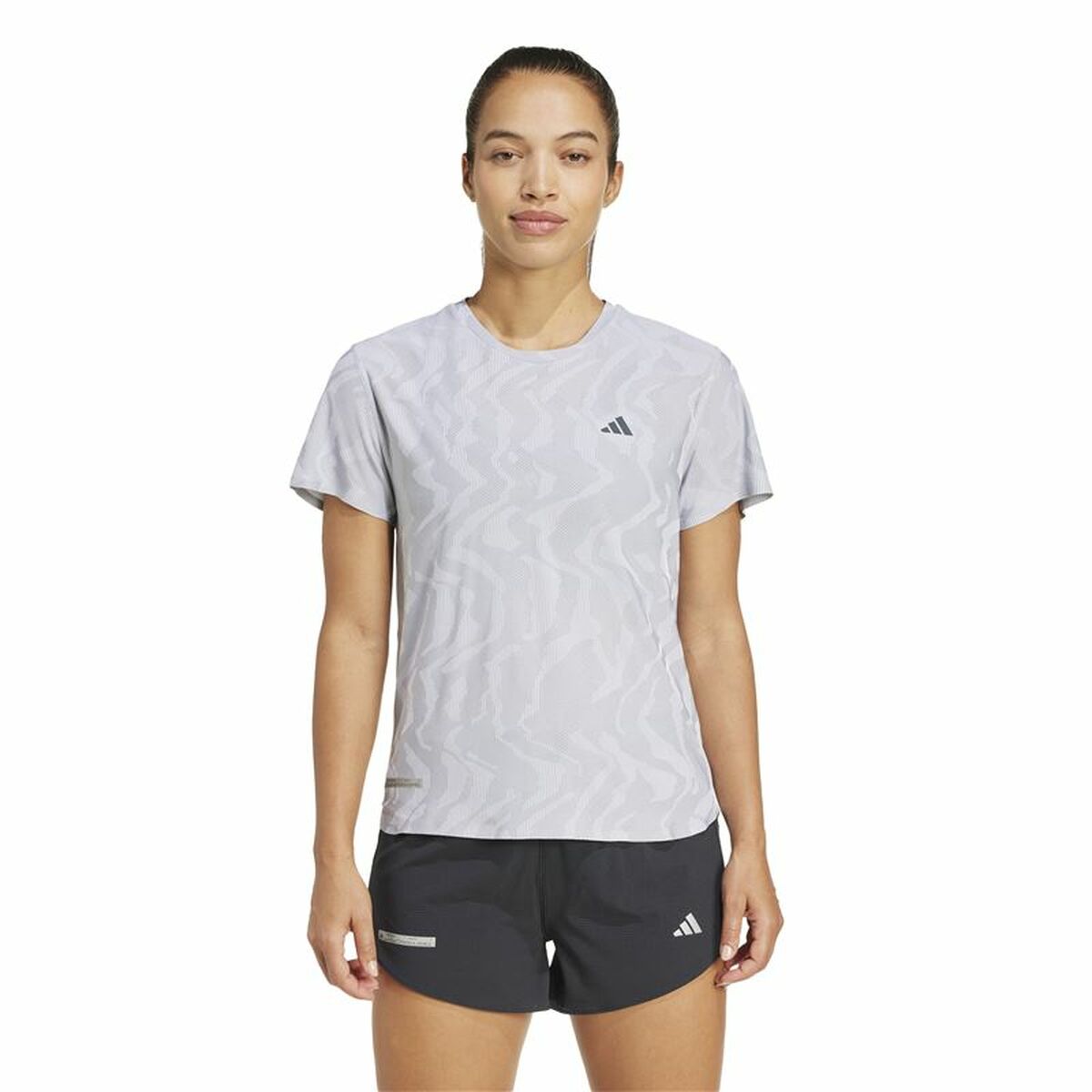 T-shirt à manches courtes femme Adidas Ultimate Engineered Running Blanc