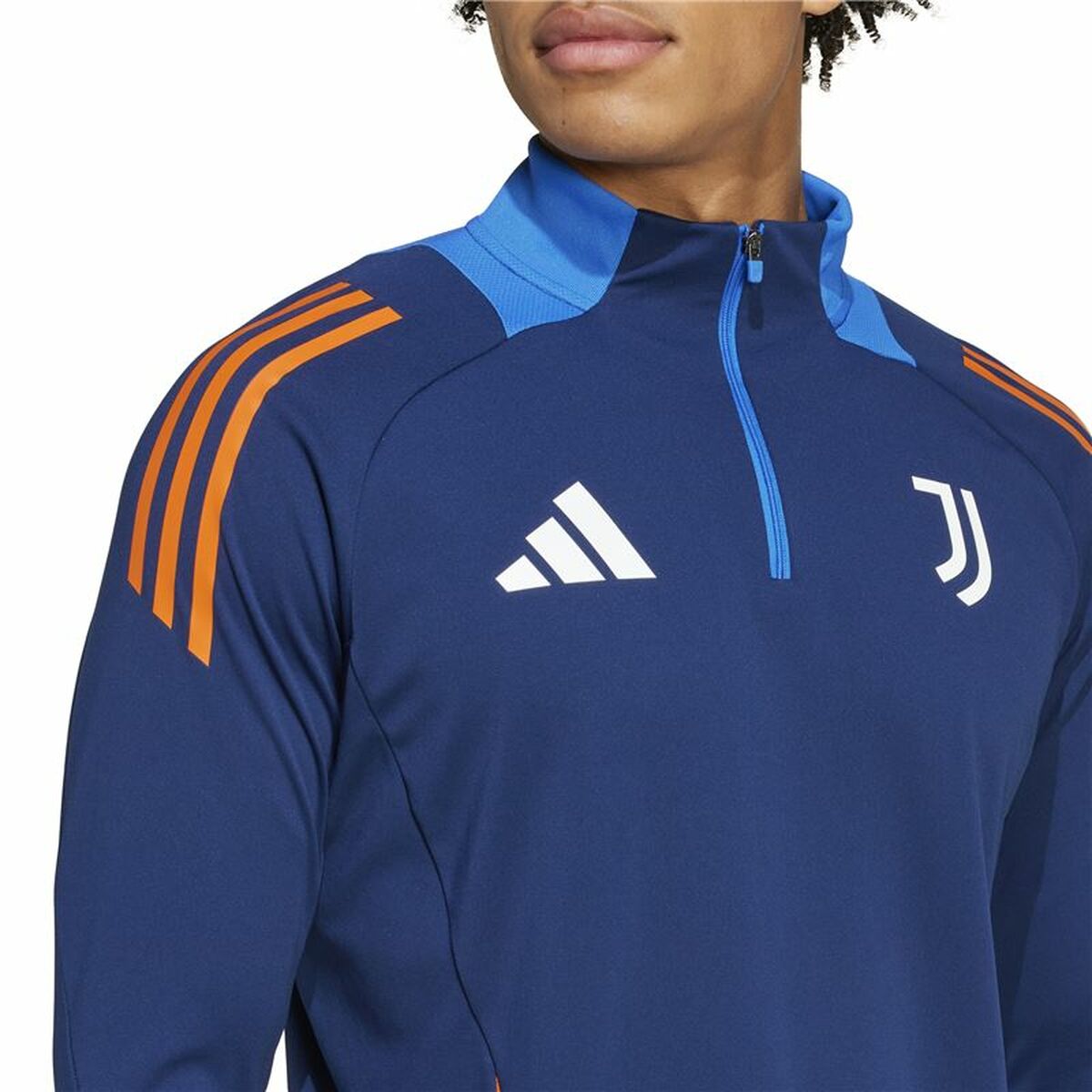 Sweat à capuche homme Adidas Juventus Tiro24 Competition Bleu