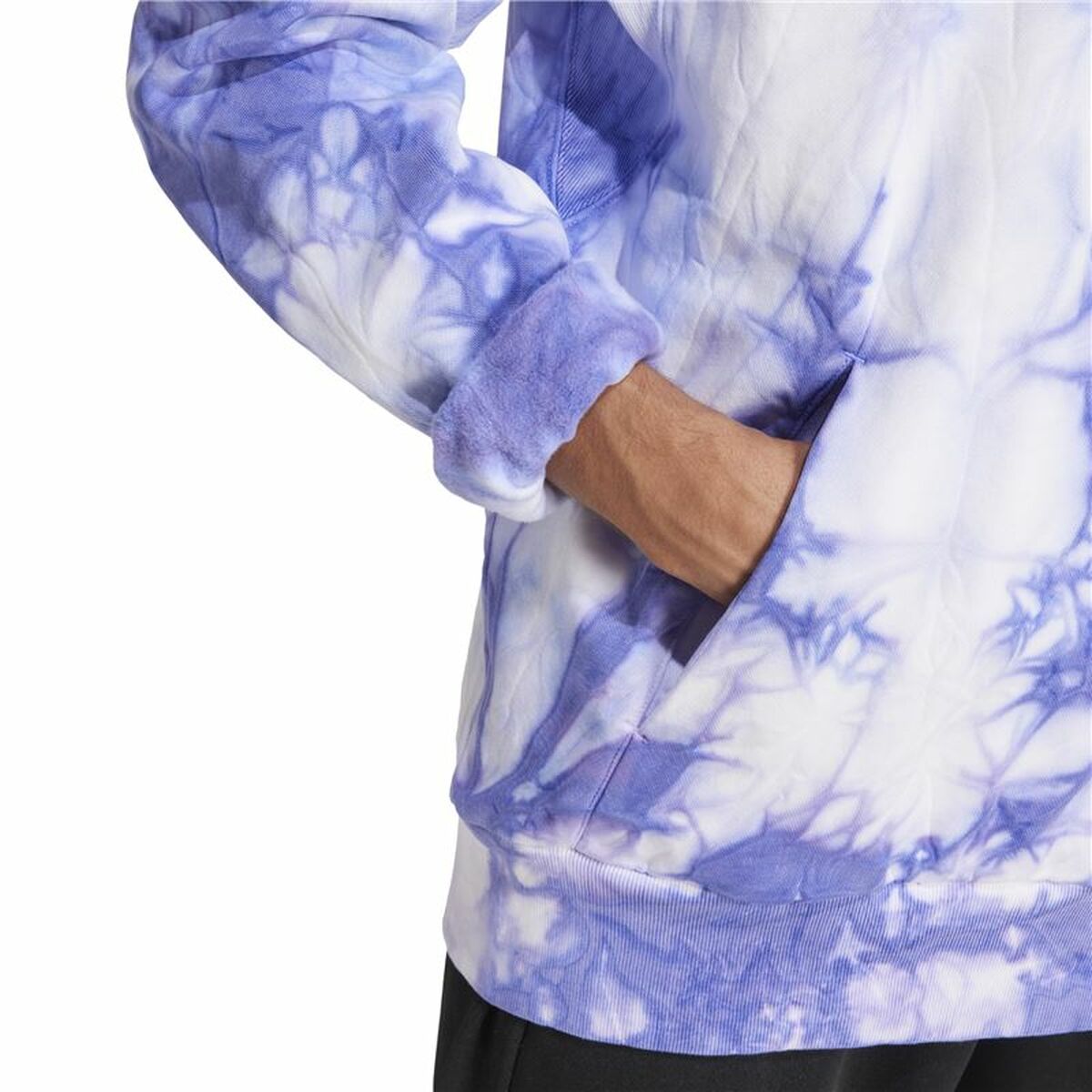 Sweat à capuche homme Adidas All Szn Fleece Wash Hoodie Bleu XS