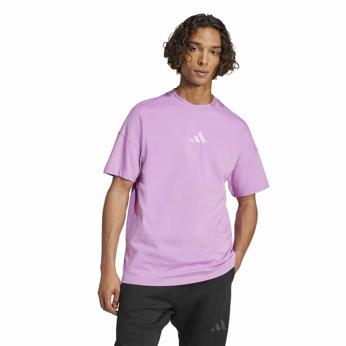 T-shirt à manches courtes homme Adidas All Szn Violet