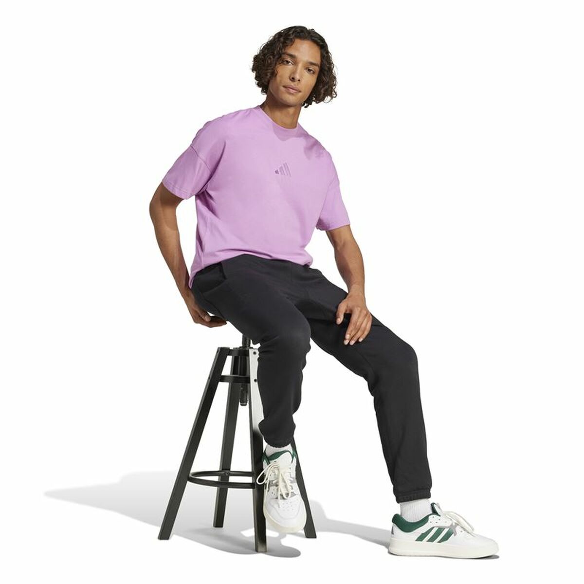 T-shirt à manches courtes homme Adidas All Szn Violet