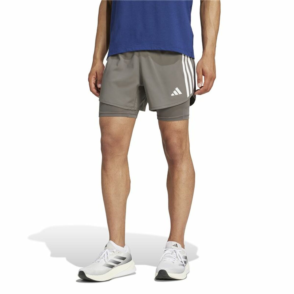 Short de Sport pour Homme Adidas Own The Run 3 Bandas 2In1