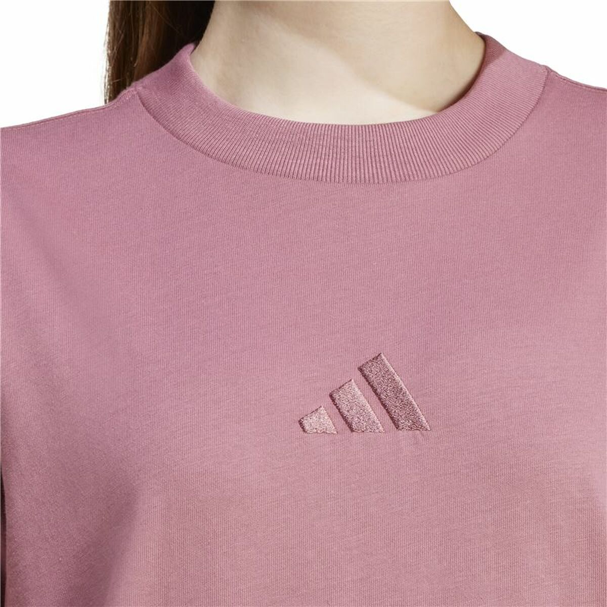 T-shirt à manches courtes femme Adidas All Szn Loose Rose