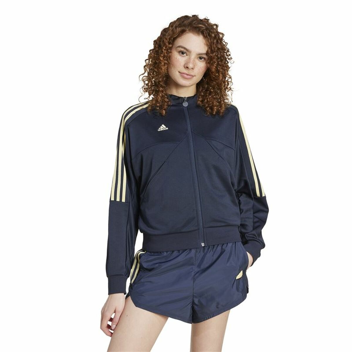 Veste de Sport pour Femme Adidas Tiro Track Top Bleu
