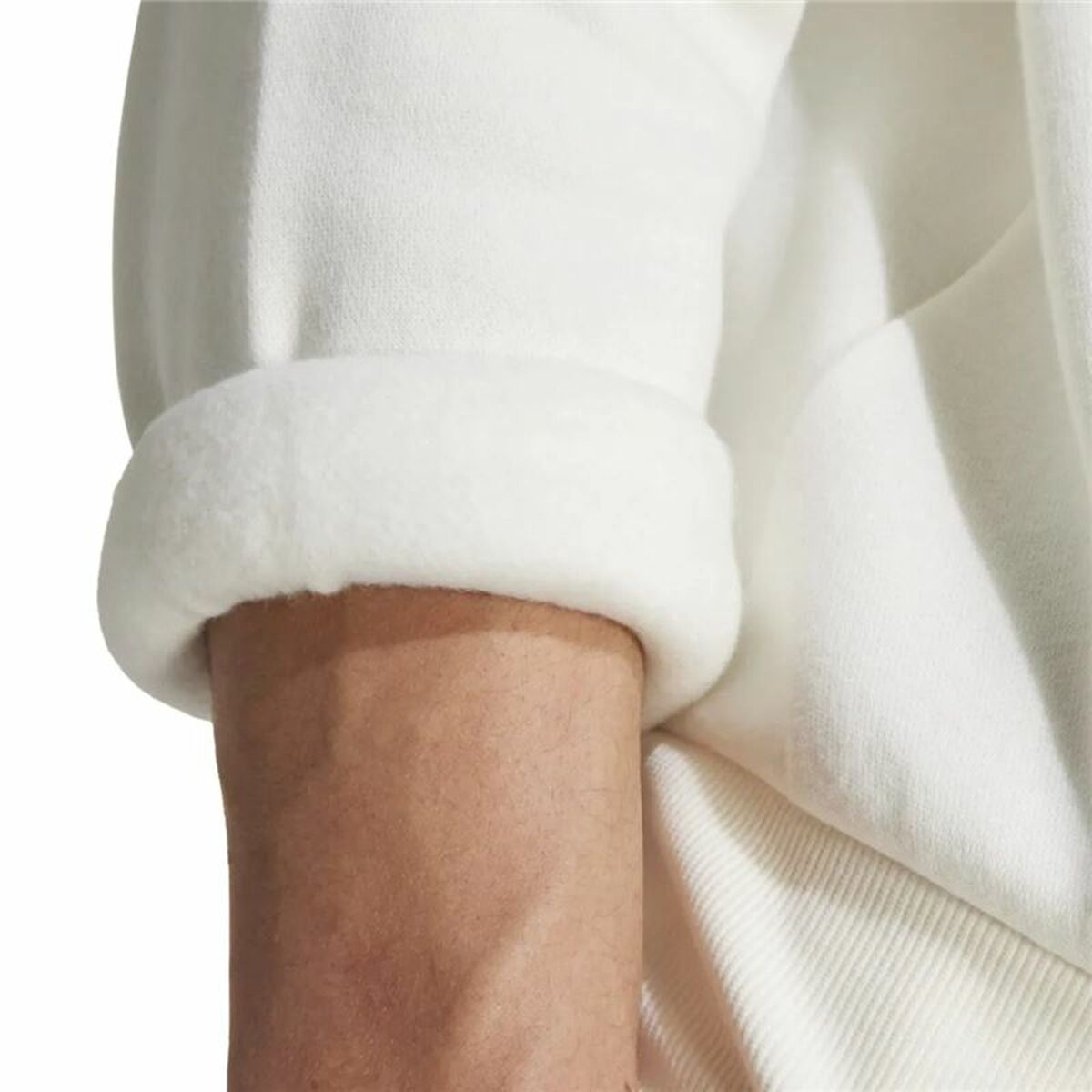 Sweat sans capuche Adidas City Es e Fleece Half-Zip Blanc XXL