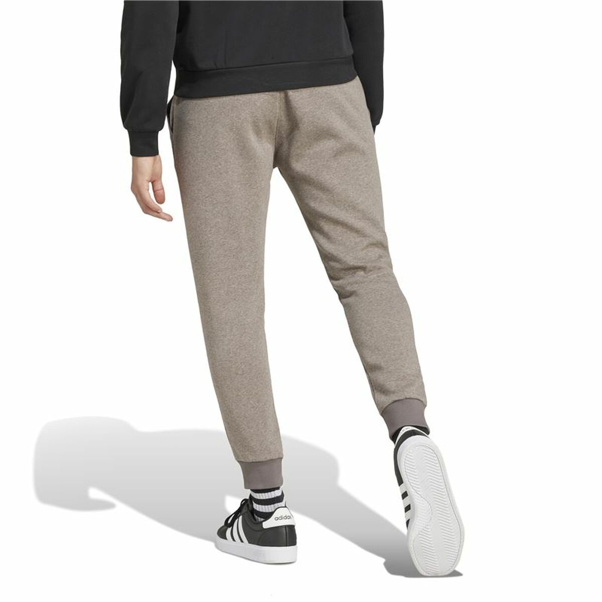Pantalon de sport long Adidas Seasonal Essentials Melange Beige Homme