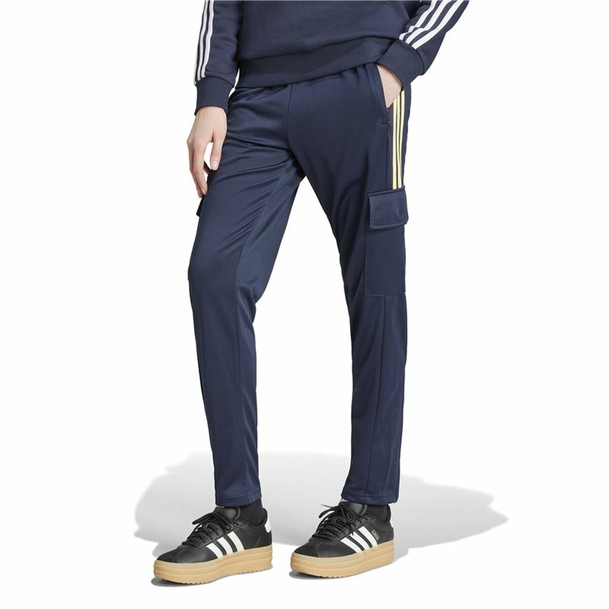 Pantalon de sport long Adidas Tiro Cargo Bleu Femme