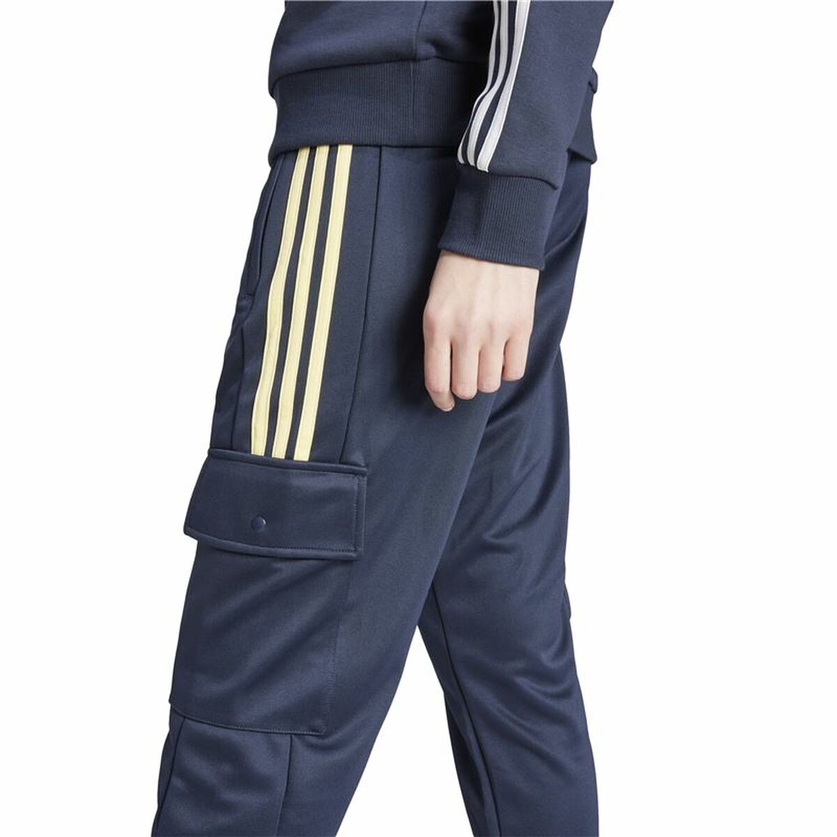 Pantalon de sport long Adidas Tiro Cargo Bleu Femme