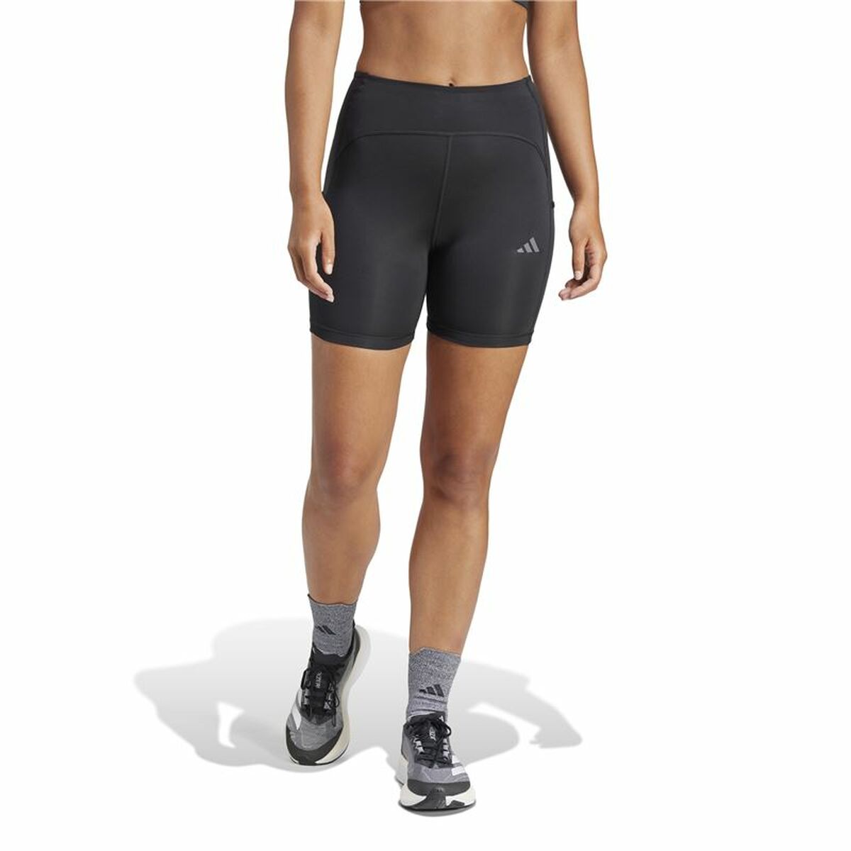 Leggings de Sport pour Femmes Adidas Adizero Short Noir