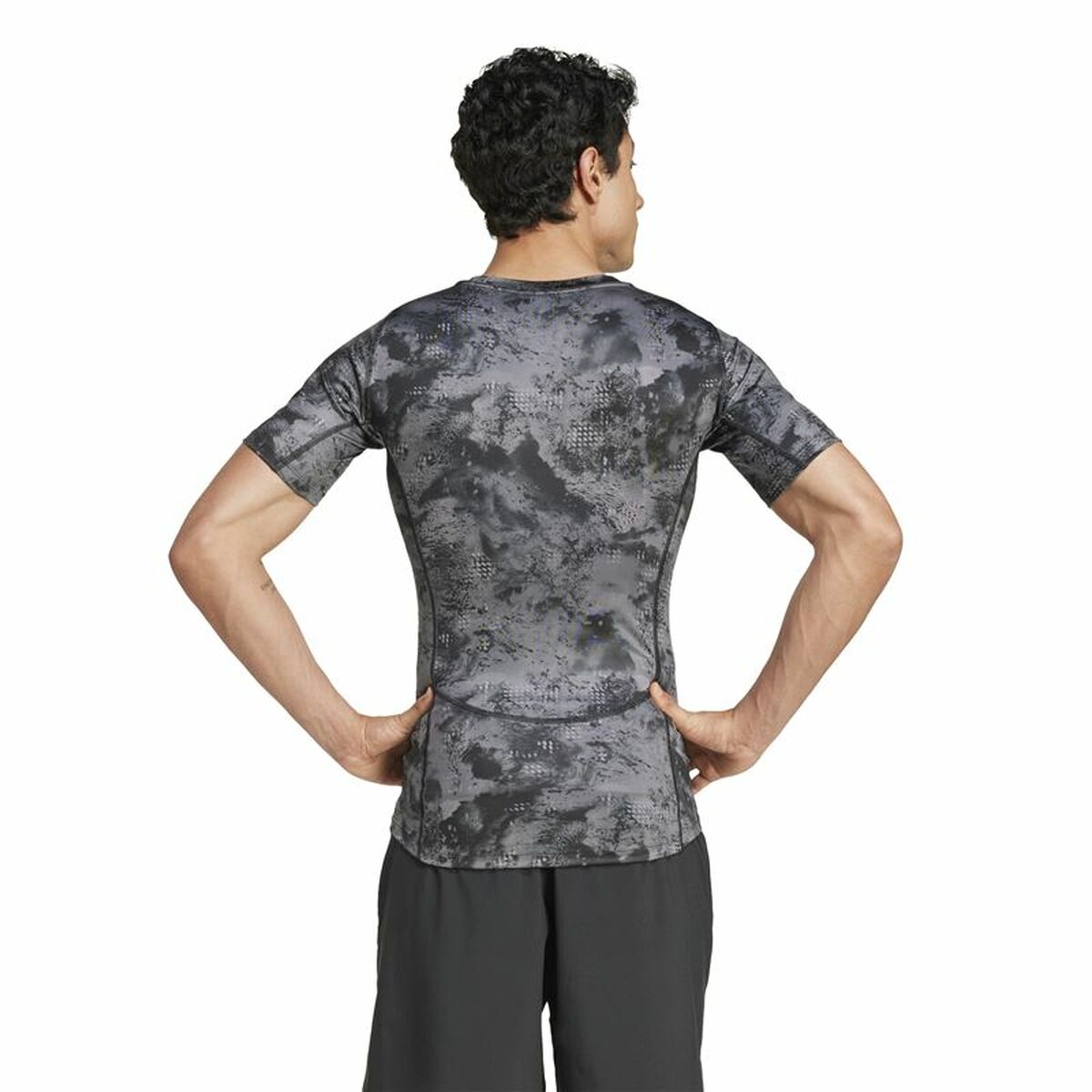 T-shirt à manches courtes homme Adidas Techfit Training Aop (2XL)