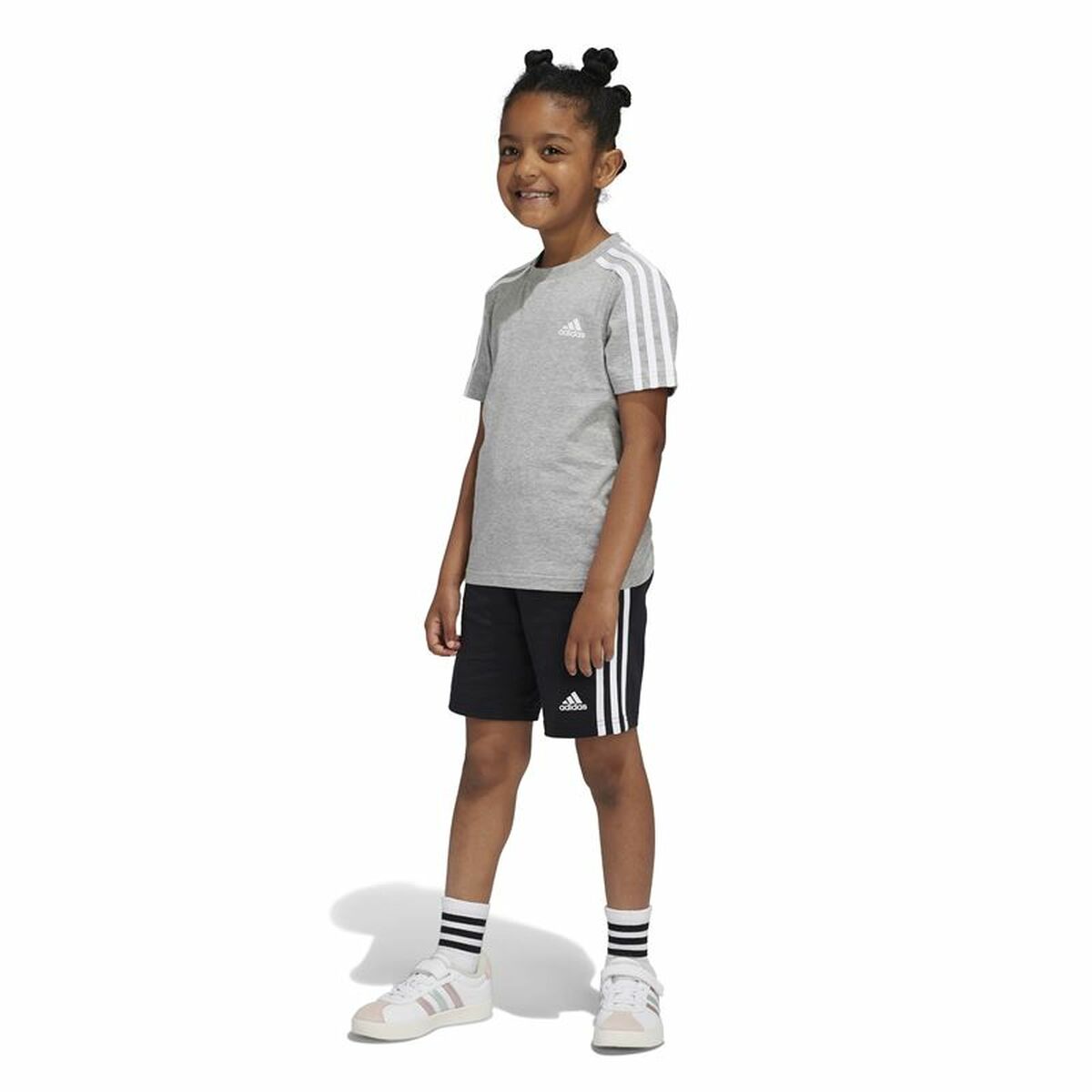Ensemble de Sport pour Enfants Adidas Little Essentials 3 Bandas