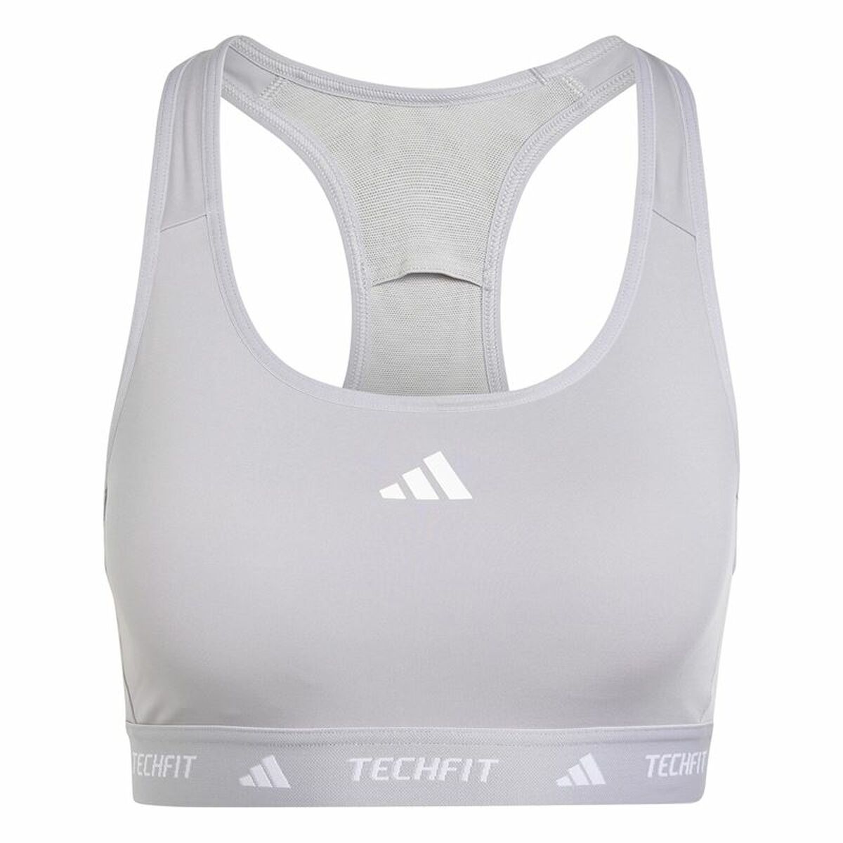 Soutien-gorge de Sport Adidas Techfit Gris