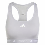Soutien-gorge de Sport Adidas Techfit Gris