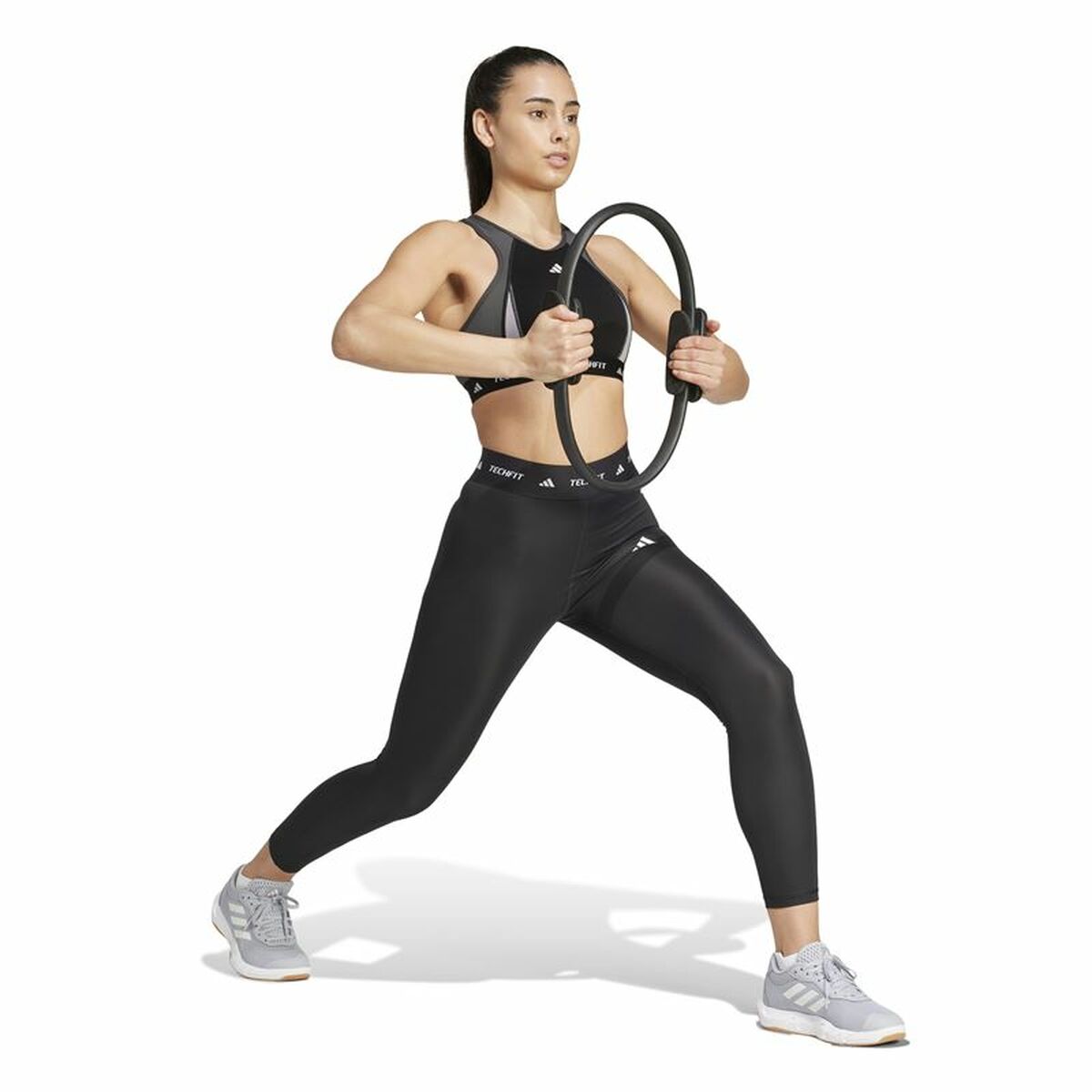 Soutien-gorge de Sport Adidas Techfit  Noir