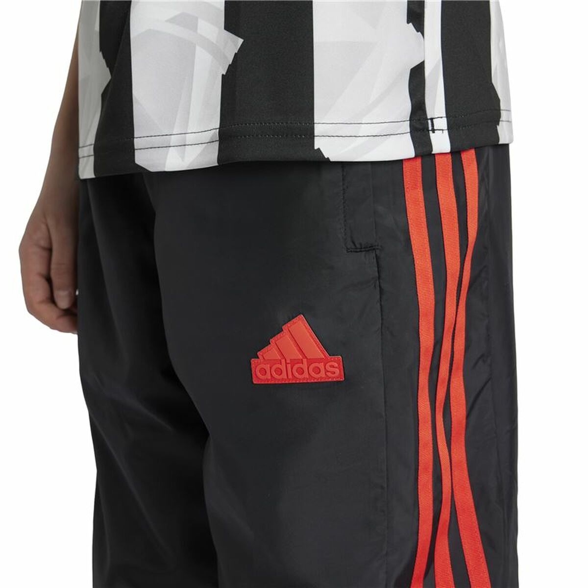 Pantalon de sport long Adidas Tiro Woven Noir Unisexe