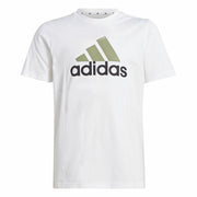 T-shirt à manches courtes unisex Adidas Essentials Blanc