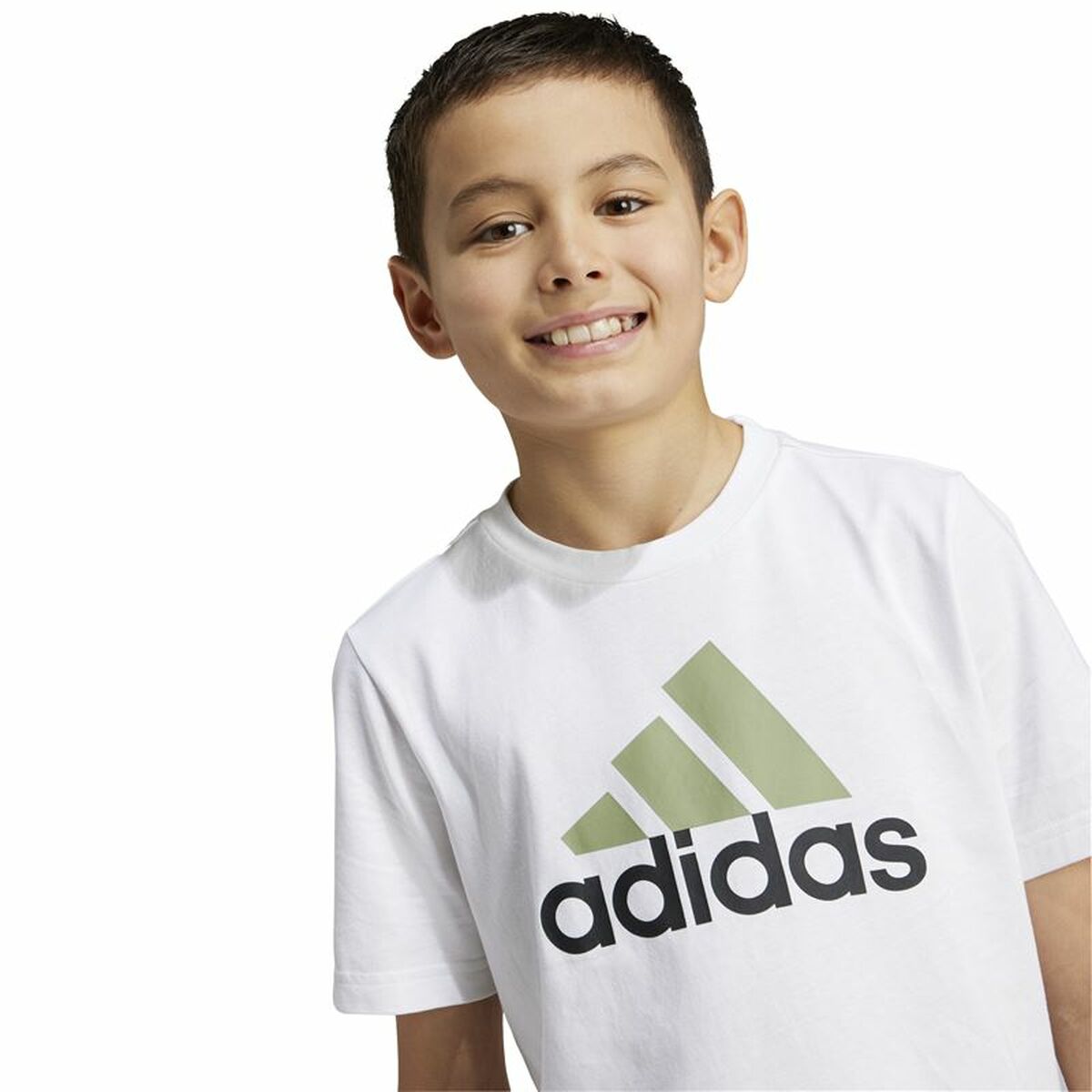 T-shirt à manches courtes unisex Adidas Essentials Blanc