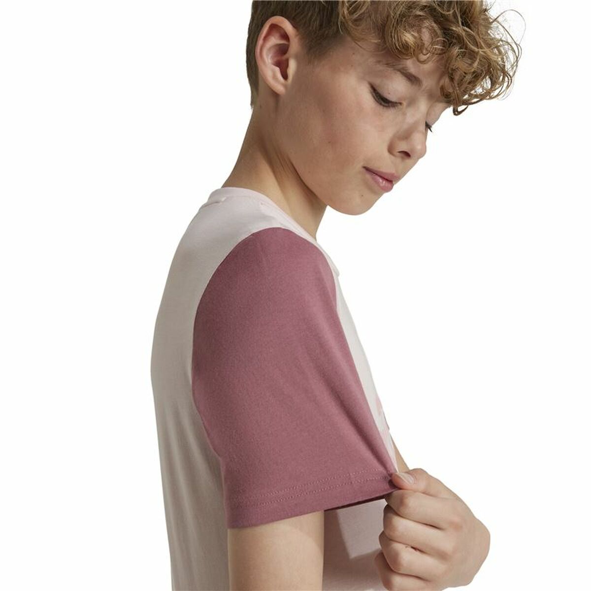 T shirt à manches courtes Enfant Adidas Essentials Big Logo Colorblock