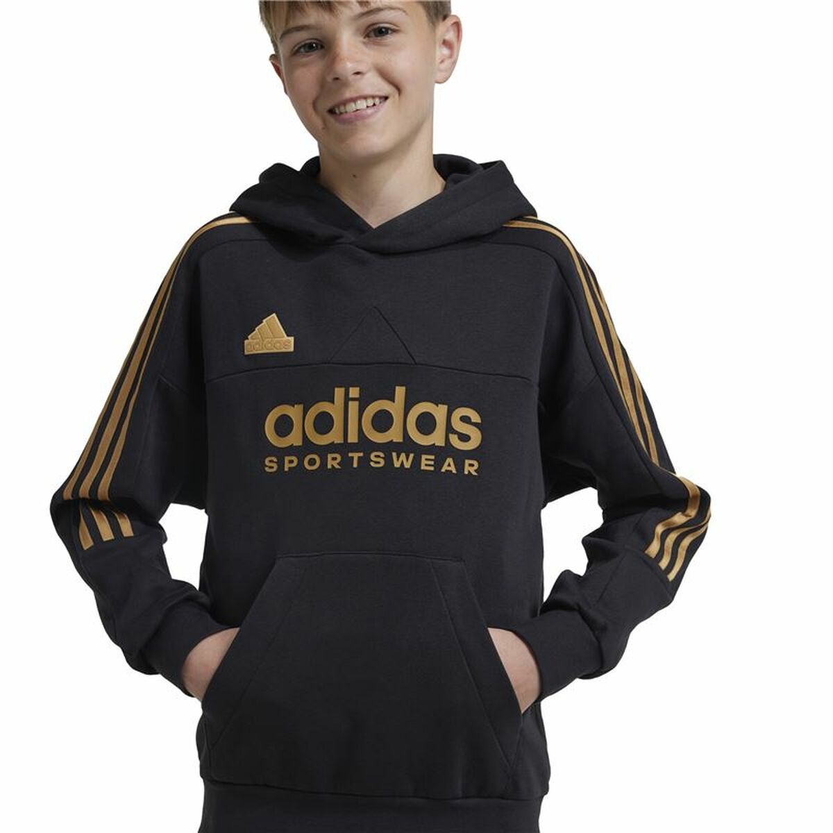 Sweat à capuche unisex Adidas Tiro Nations Pack Noir