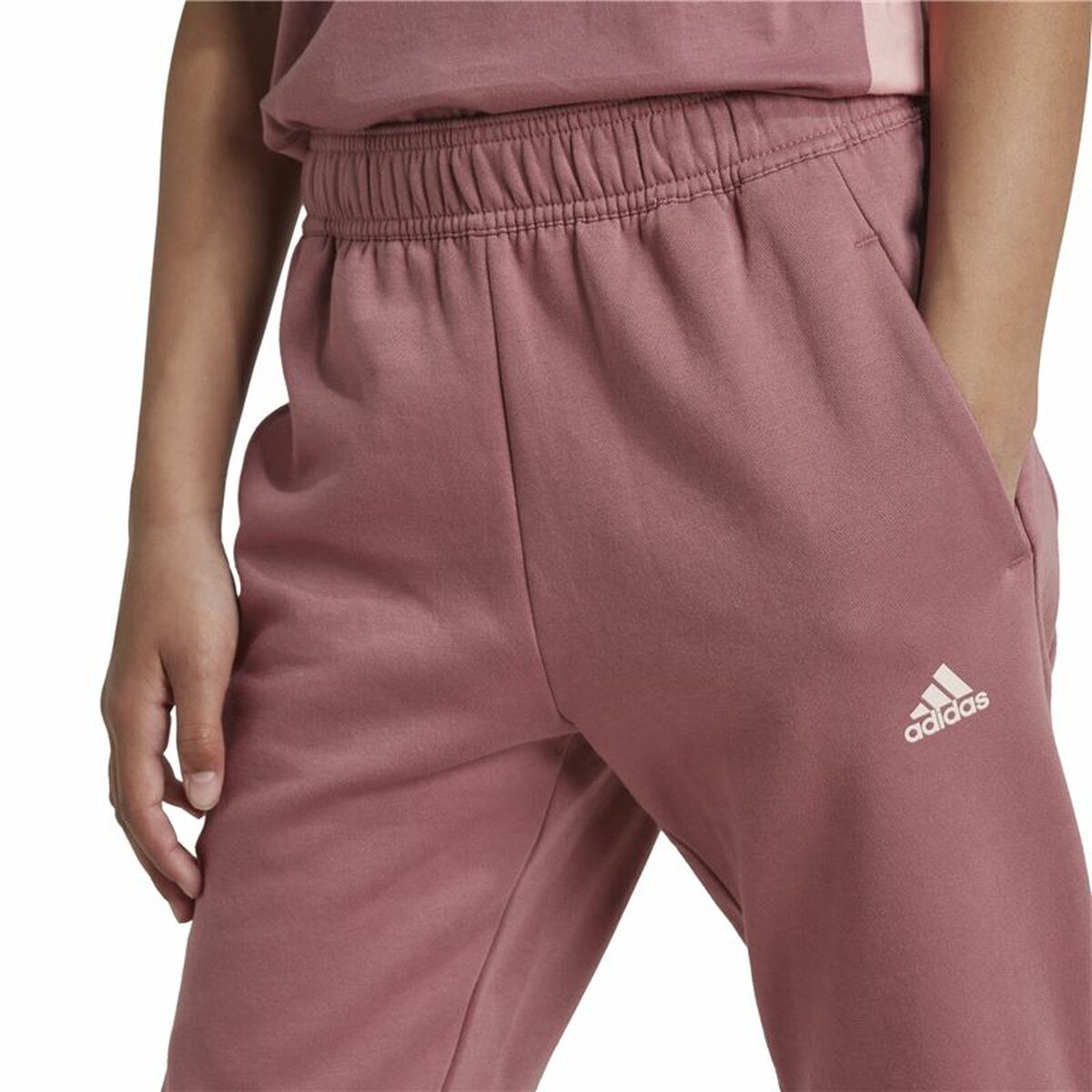 Pantalon de sport long Adidas Tiberio 3-Stripes Colorblock Rose