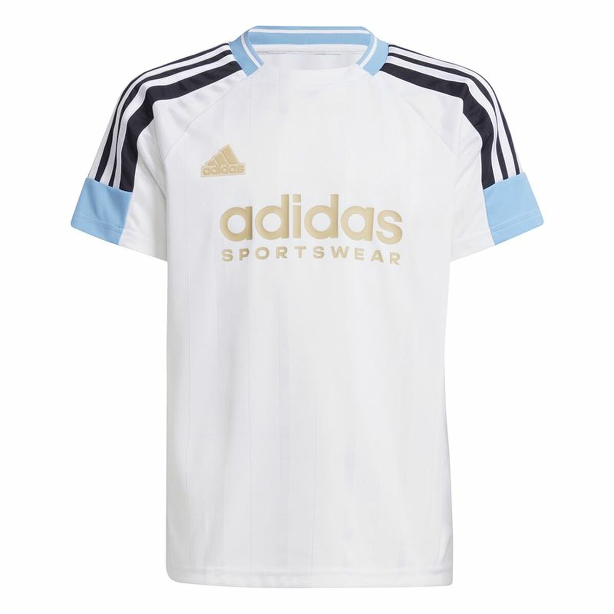 T shirt à manches courtes Enfant Adidas Nations Blanc