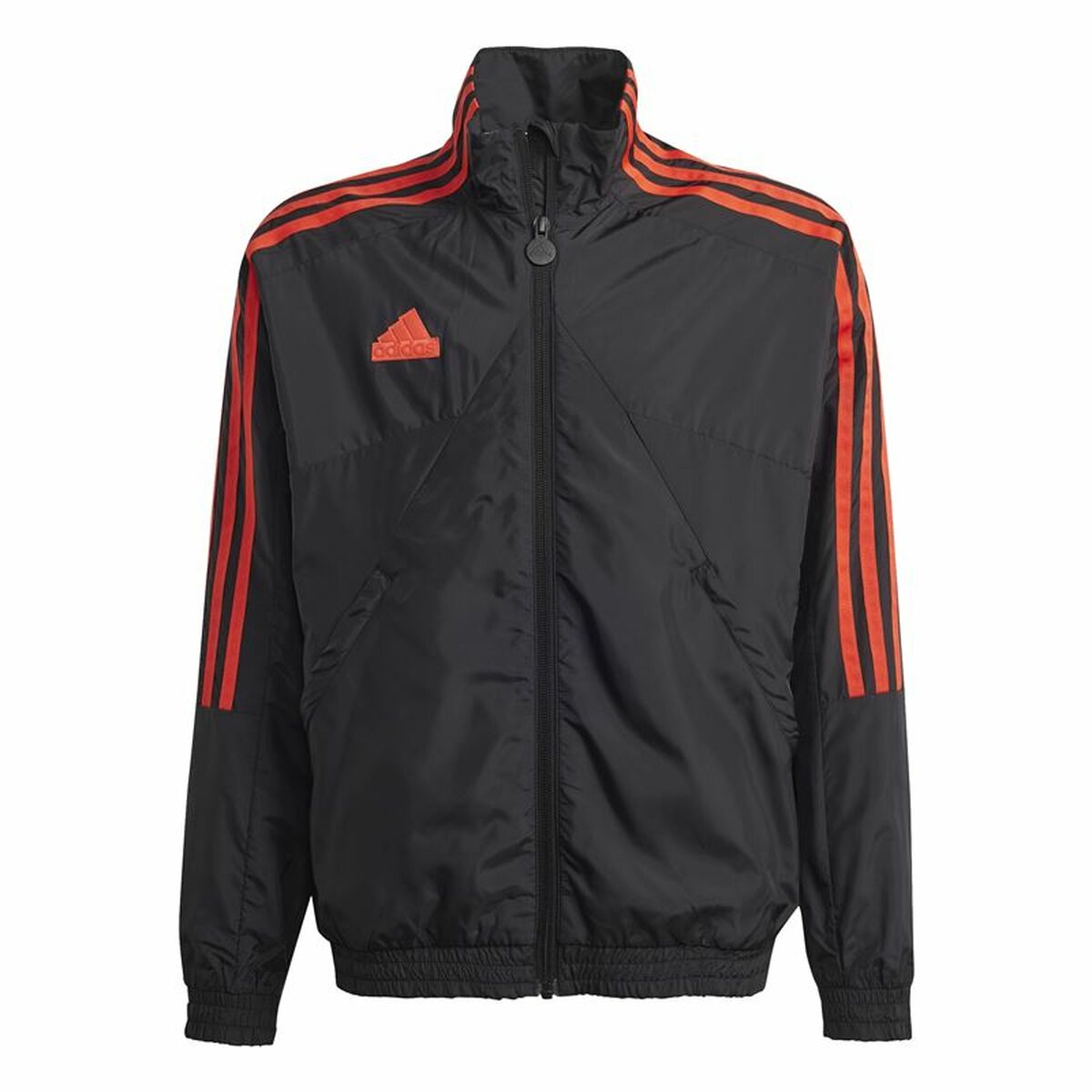 Sweat sans capuche Adidas Tiro Woven Tracktop Noir