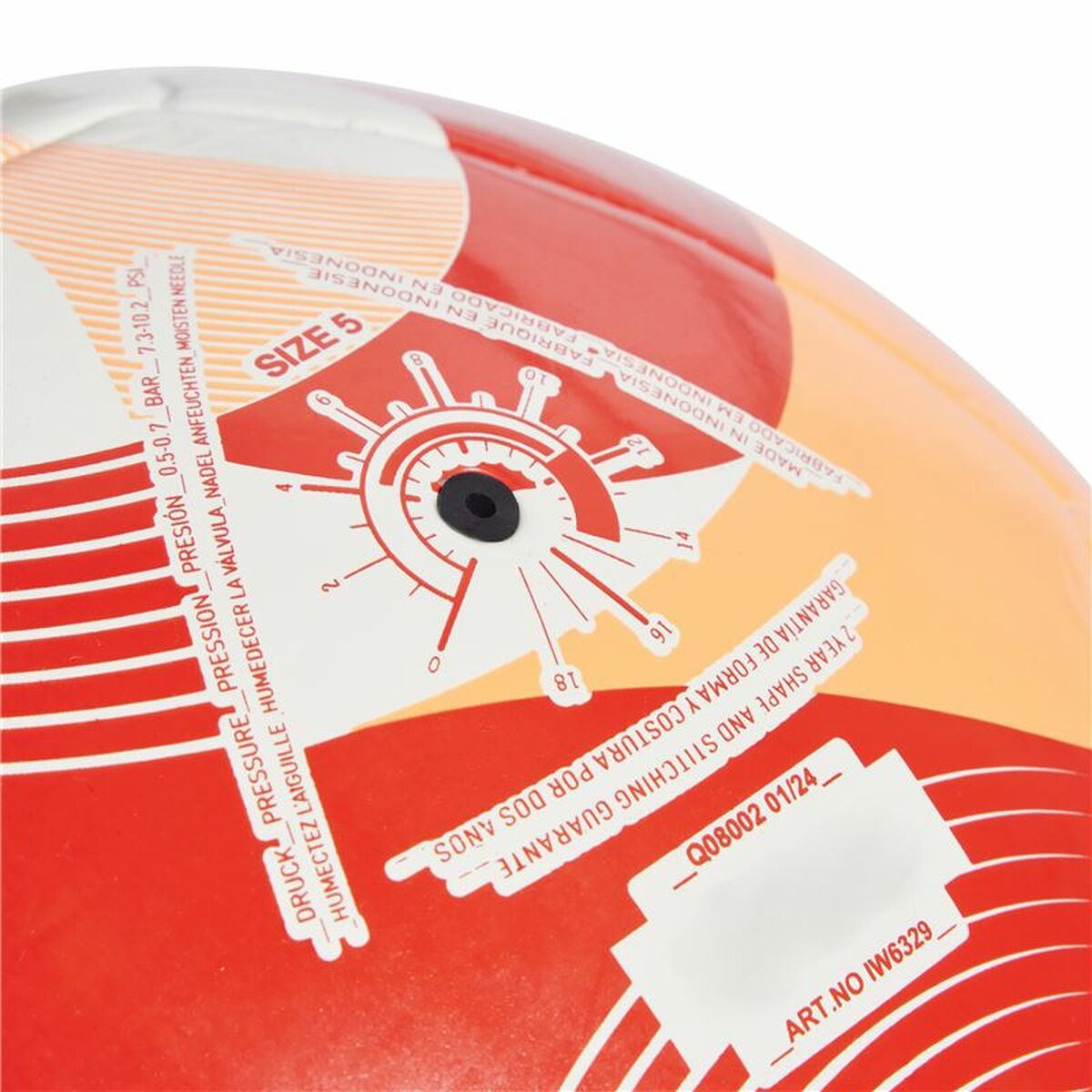 Ballon de Football Adidas Ile de Foot 24 Club Rouge Taille 5