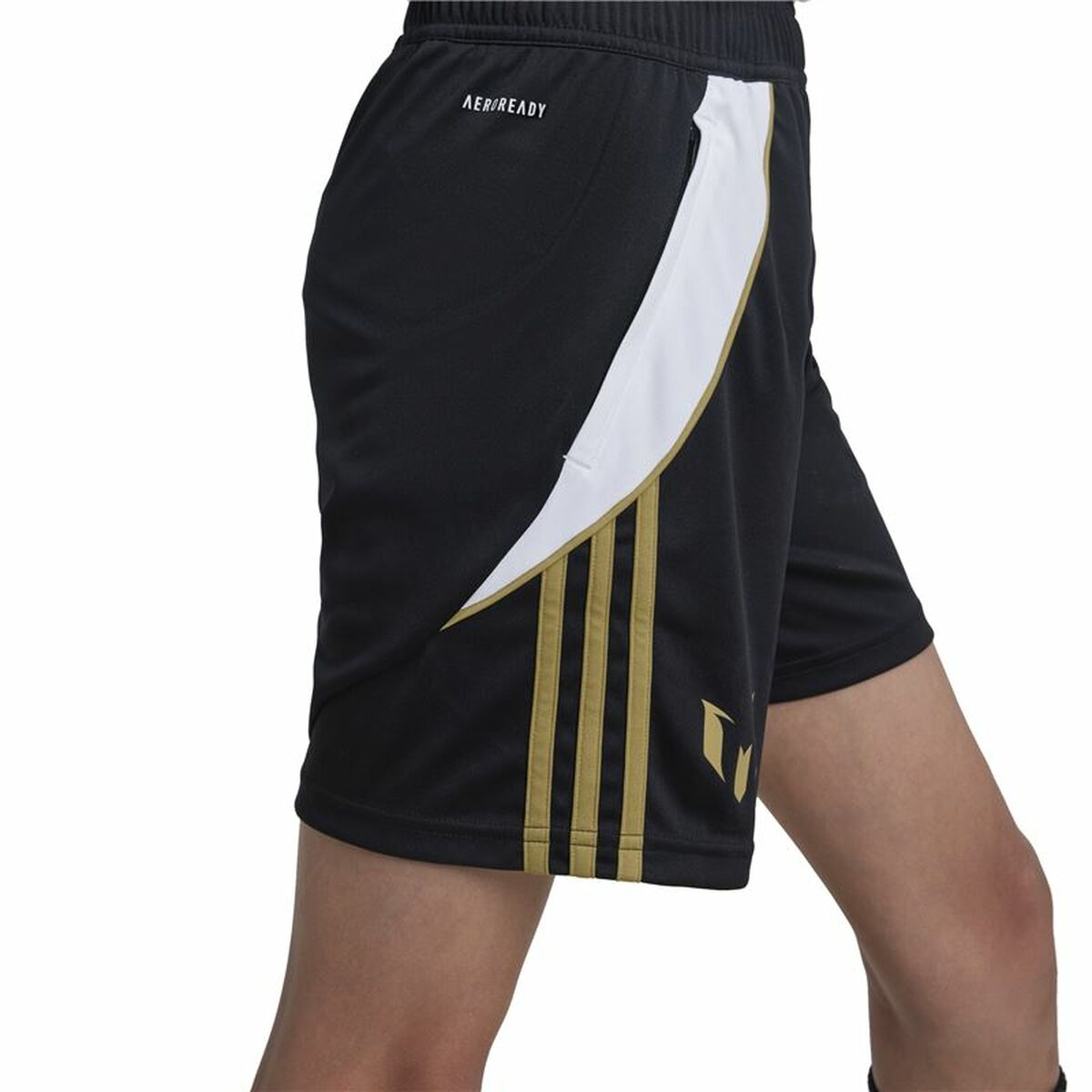 Short de Sport Adidas Messi Training Short Noir
