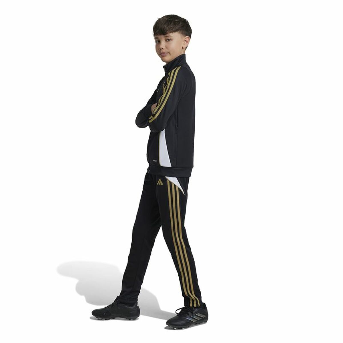 Pantalon de sport long Adidas Messi Infantil Noir