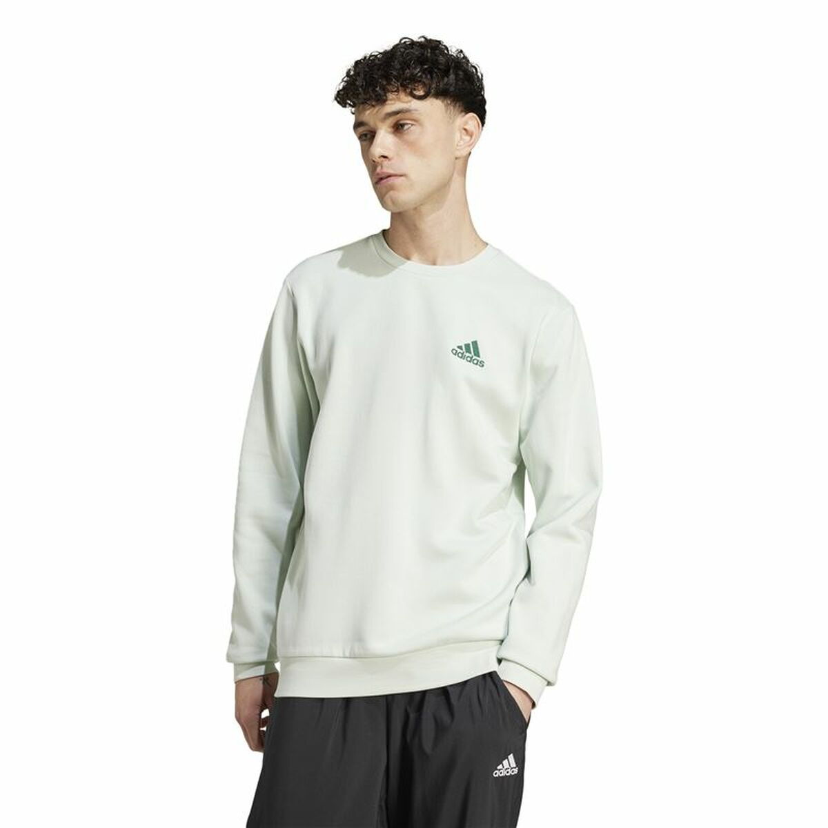 Sweat sans capuche Adidas Essentials Vert XXL